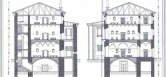 Grad Vipolže, prereza b-b in c-c, rekonstrukcija, © arch.Klavdija Ipavec